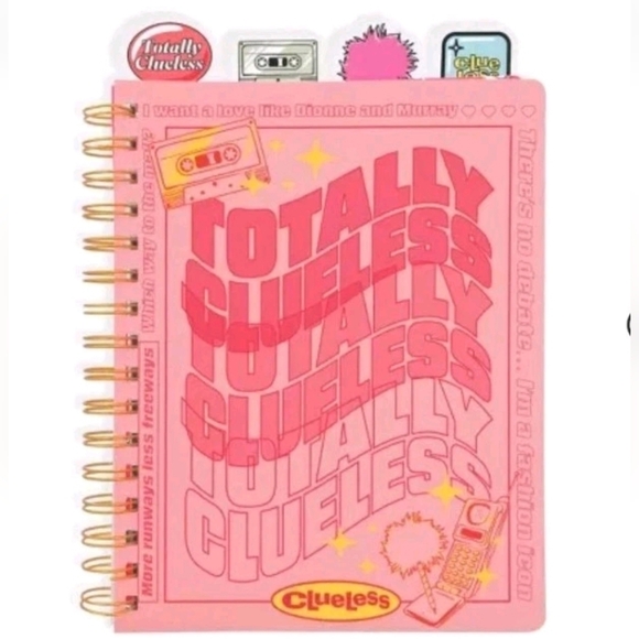 CLUELESS 30th Anniversary Blush Pink Colored Journal 96 Sheets /Sealed - Picture 2 of 2